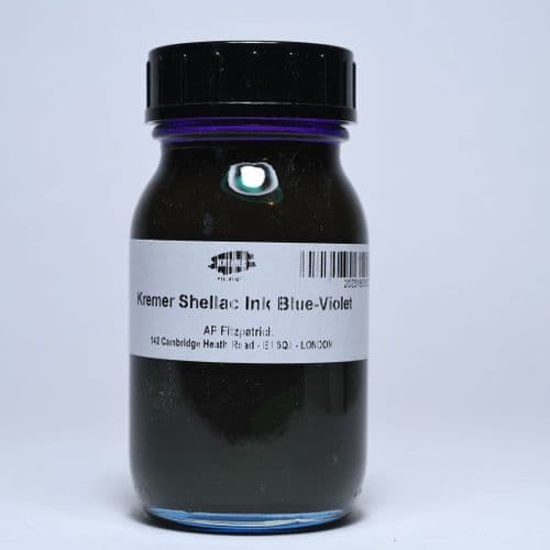 Kremer: 180350 Blue-Violet Kremer Shellac Ink, 100ml