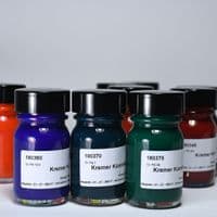 Kremer: 180990 Shellac Ink Assortment, 30ml (10 jars)