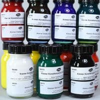Kremer: 180991 Shellac Ink assortment, 100ml (10 jars)