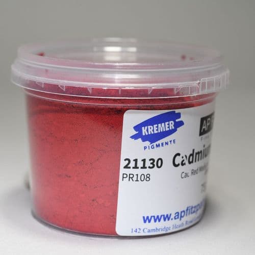 Kremer: 21130 Cadmium Red No.2 Medium, 75g