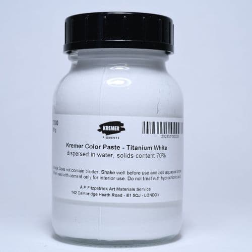Kremer: 27000 Titanium White Colour Paste, 250g
