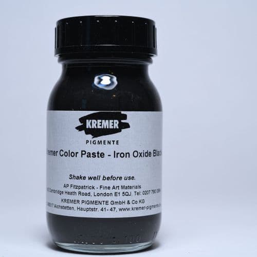 Kremer: 27500 Iron Oxide Black Colour Paste, 100g