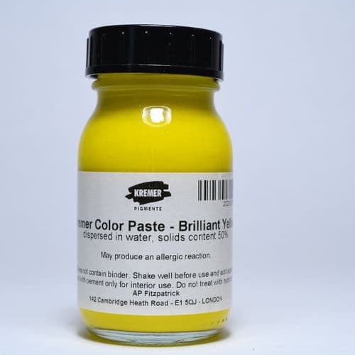 Kremer: 28100 Brilliant Yellow Colour Paste, 100g