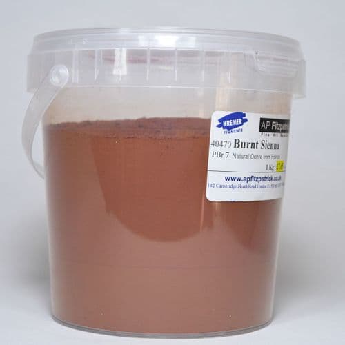 Kremer: 40470 Burnt Sienna, 1kg