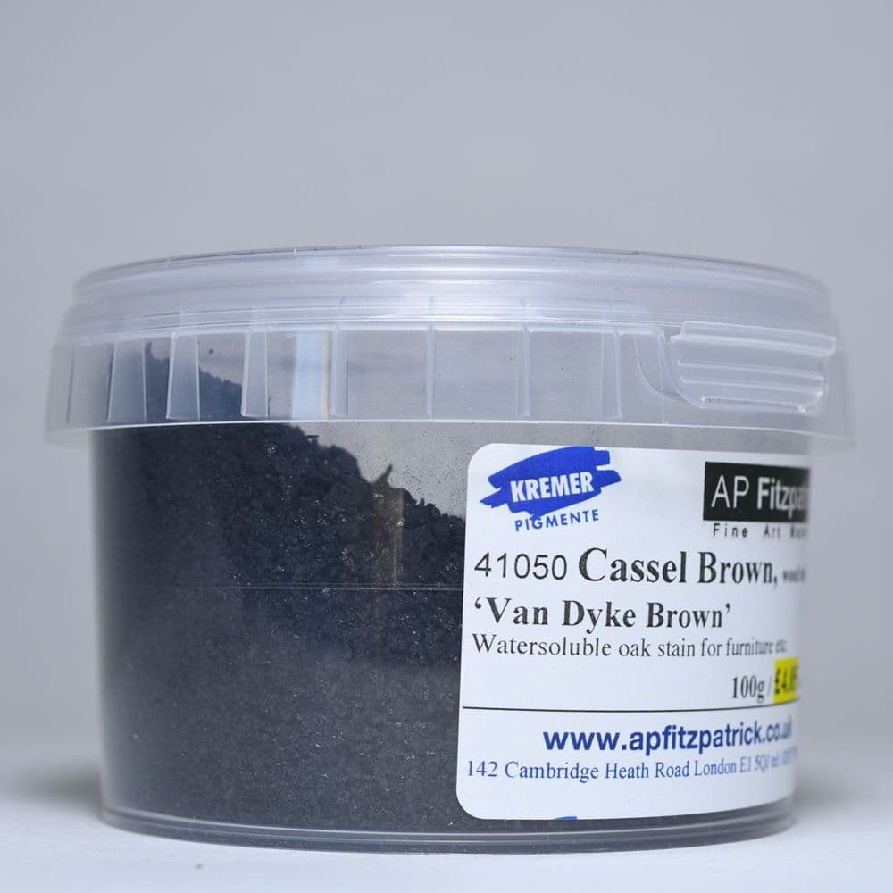 Kremer 41050 Cassel Brown Van Dyke Brown Wood Stain 100g