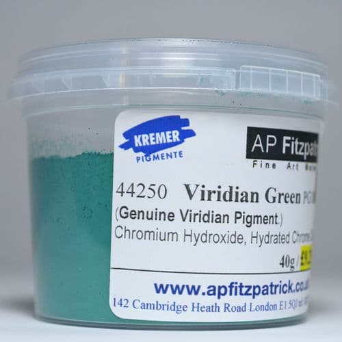 Kremer: 44250 Viridian Green Genuine, 40g