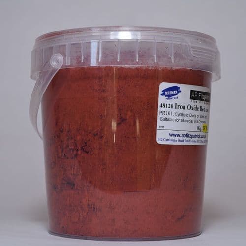 Kremer: 48120 Iron Oxide Red 120M, 1kg