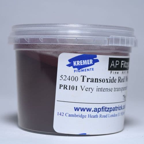 Kremer: 52400 Transoxide Red Medium, 75g
