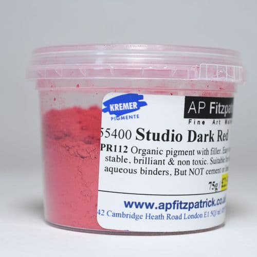 Kremer: 55400 Red Dark Studio Colour, 75g