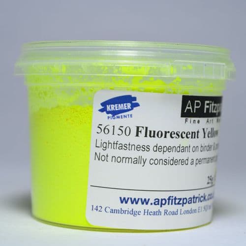 Kremer: 56150 Fluorescent Lemon Yellow, 25g