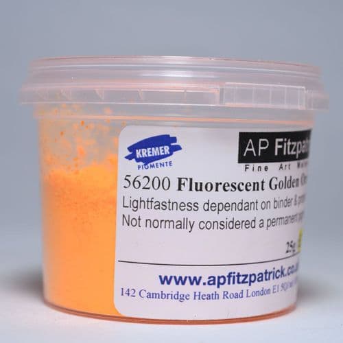 Kremer: 56200 Fluorescent Golden Orange, 25g