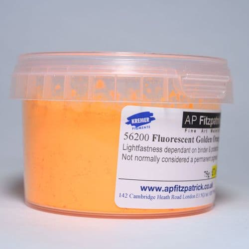 Kremer: 56200 Fluorescent Golden Orange, 75g