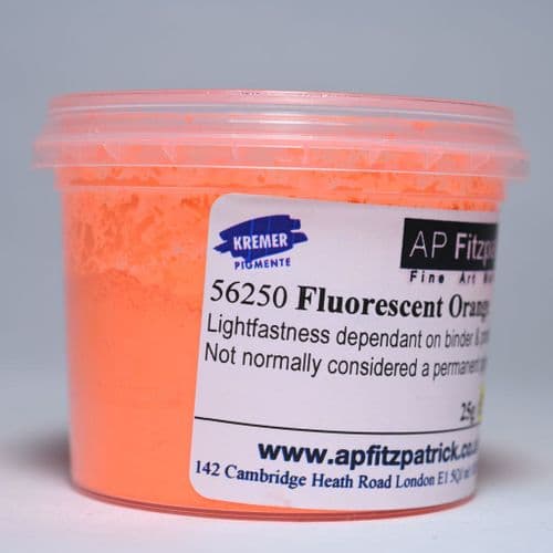 Kremer: 56250 Fluorescent Orange, 25g