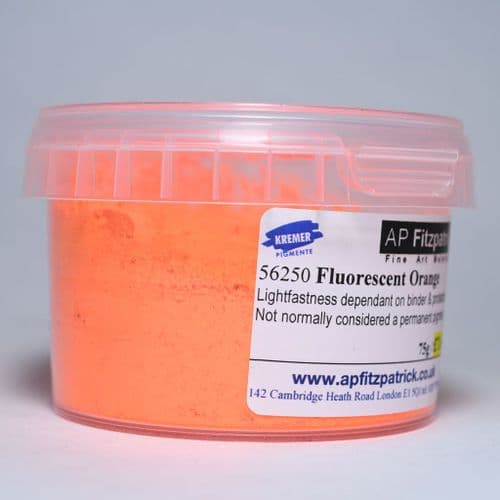 Kremer: 56250 Fluorescent Orange, 75g