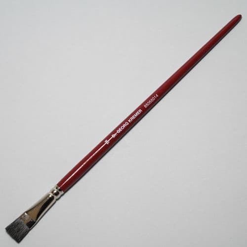 Kremer: 85055014 Gussow Brush, Polecat Hair. Flat No 14