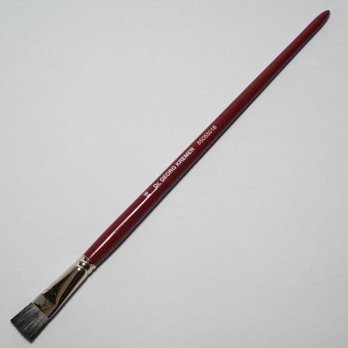 Kremer: 85055016 Gussow Brush, Polecat Hair. Flat No 16
