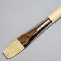 Kremer: 85077118 Gussow  Flat, No. 18 Oil Painting Brush