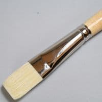Kremer: 85077120 Gussow  Flat, No. 20 Oil Painting Brush