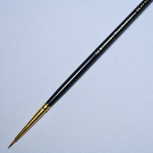 Kremer: 85411911 Size 1 (Compact) Kolinsky Sable Retouching Brush