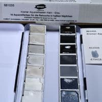 Kremer: 881035 Watercolour Set, Greys