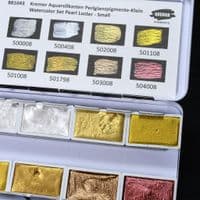 Kremer: 881043 Watercolor Set, Pearl Lustre