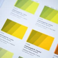 Kremer: 990008 Colour Chart - Yellow Colours