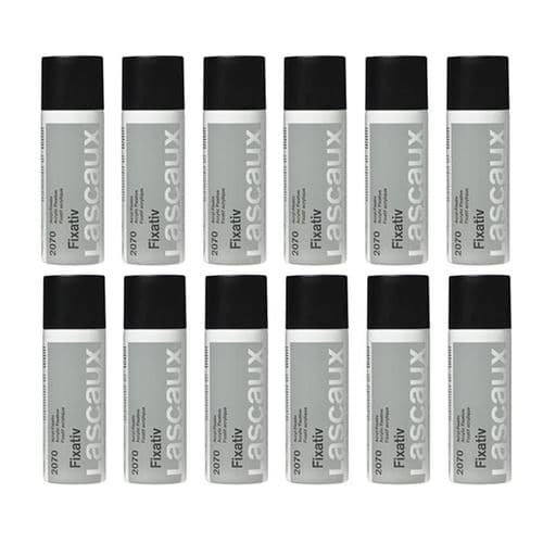 Lascaux: 2070 Fixative Spray, 300ml (12 cans)
