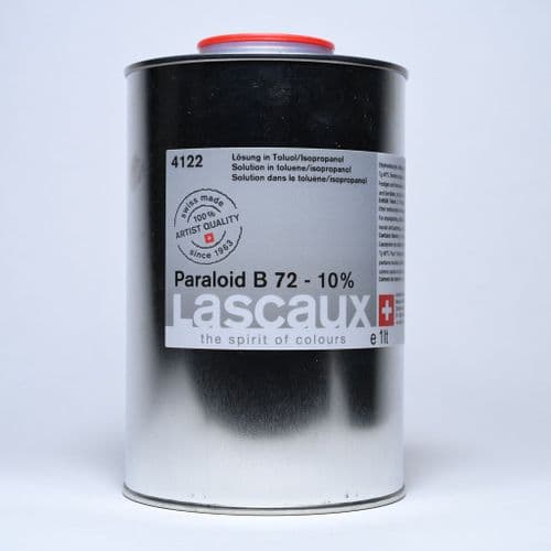 Lascaux: 4122  Paraloid B72 10% solution, 1lt