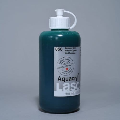 Lascaux: Aquacryl 850 Lascaux Green, 250ml