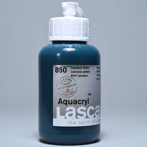 Lascaux: Aquacryl 850 Lascaux Green, 85ml