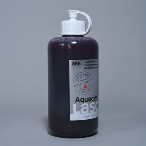 Lascaux: Aquacryl 865 Transoxide Maroon, 250ml