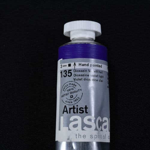 Lascaux: Artists’ Acrylic 135 Dioxazine Violet Light, 45ml