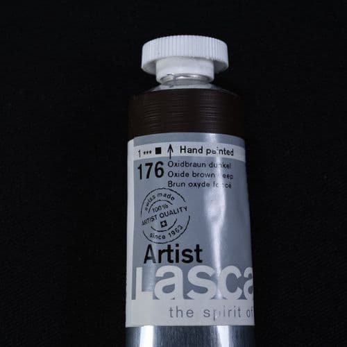 Lascaux: Artists’ Acrylic 176 Oxide Brown Deep, 45ml