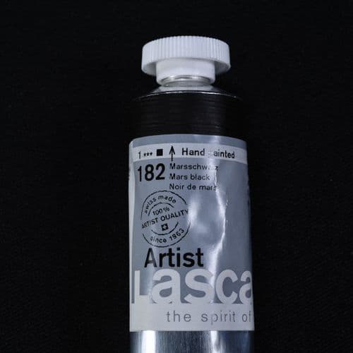 Lascaux: Artists’ Acrylic 182 Mars Black, 45ml