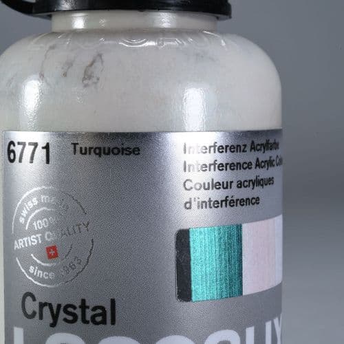 Lascaux: Crystal Acrylic 6771 Turquoise, 85ml