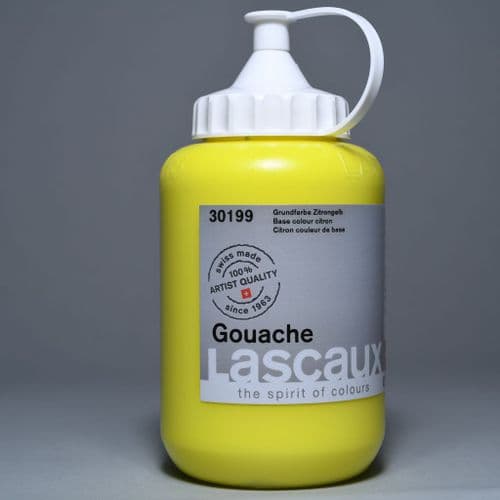 Lascaux: Gouache 30199 Primary Yellow, 500ml