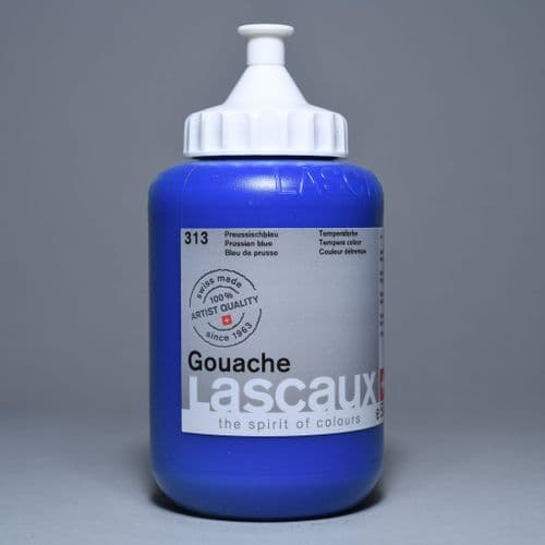 Lascaux: Gouache 313 Prussian Blue, 500ml