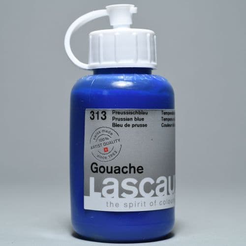 Lascaux: Gouache 313 Prussian Blue, 85ml