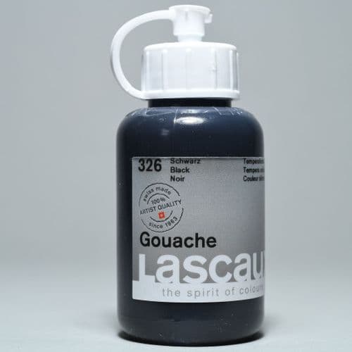Lascaux: Gouache 326 Black, 85ml