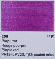 Lascaux: Perlacryl Acrylic 206 Purple, 250ml