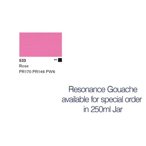 Lascaux: Resonance Gouache 533 Rose, 250ml