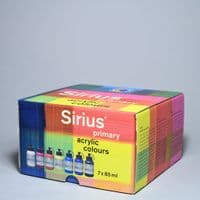 Lascaux: Sirius Acryl Set, 85ml (7 Bottles)