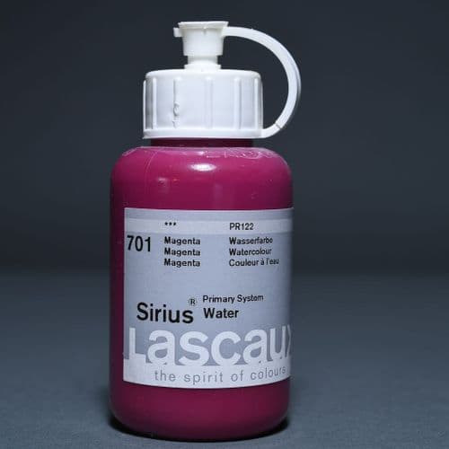 Lascaux: Sirius Acrylic Watercolour 701 Magenta, 85ml