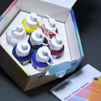 Lascaux Sirius WATERCOLOUR  Acrylic Box Set 30ml's (7 x 30ml & booklet)