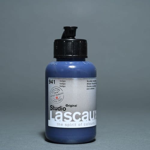 Lascaux: Studio Acrylic 941 Indigo, 85ml