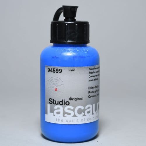 Lascaux: Studio Acrylic 94599 Cyan, 85ml