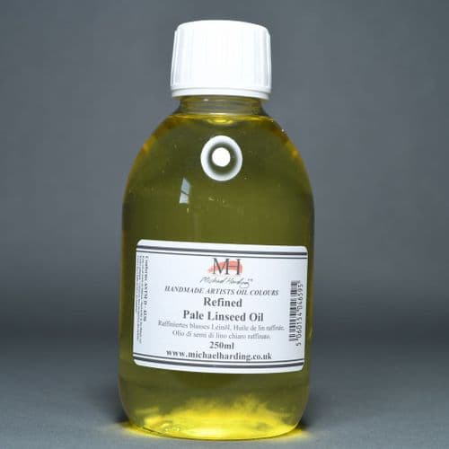 Linseed Pale Oil, Michael Harding, 250ml bottle. 5% off.