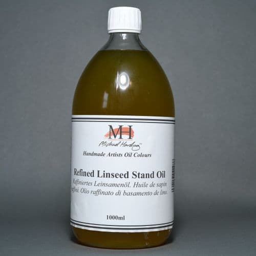 Linseed Stand Oil, Michael Harding, 1lt bottle. 5% off.