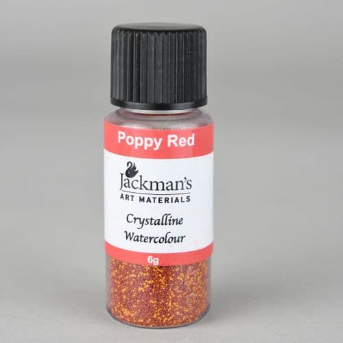 Marc Jackman: Poppy Red Crystalline Watercolour, 6g