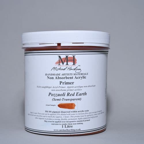Michael Harding: Acrylic Primer Pozzuoli Red, 1lt